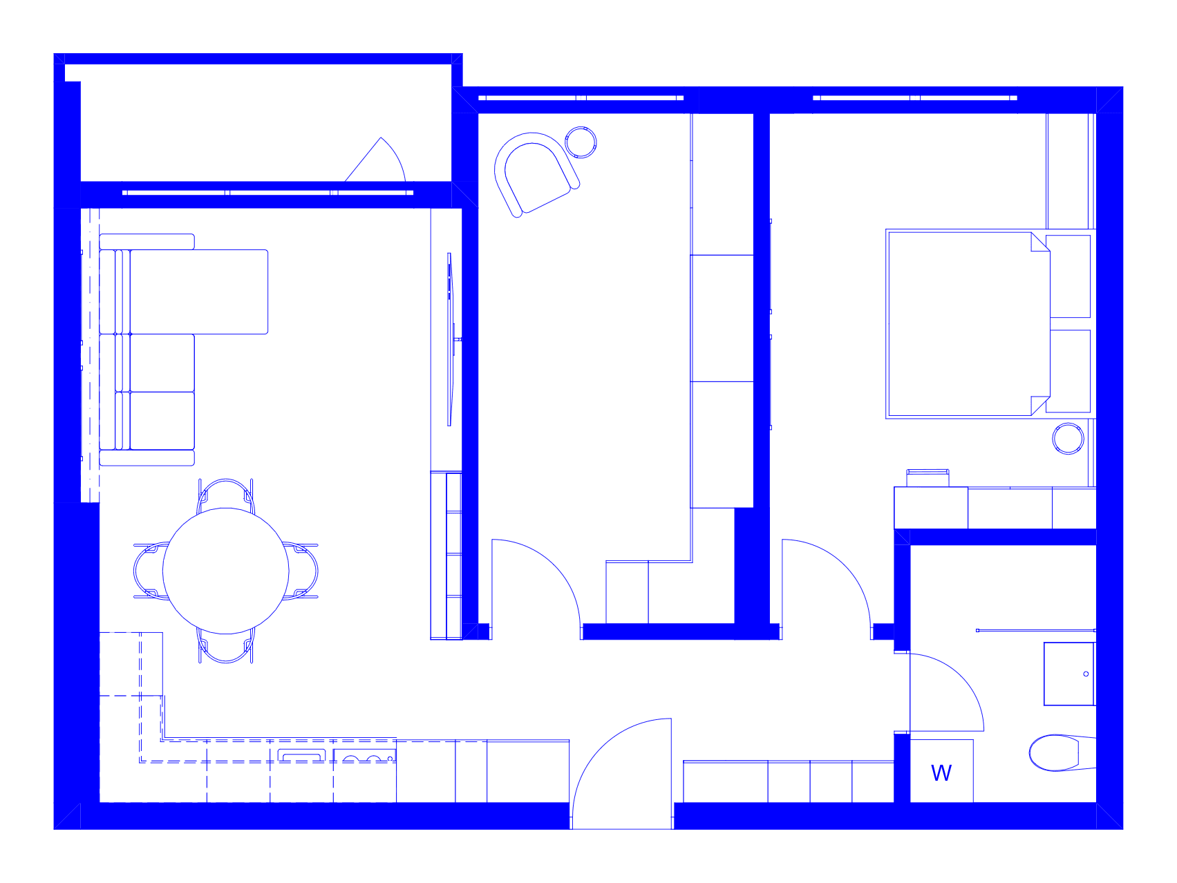 Floor plan of the apartment